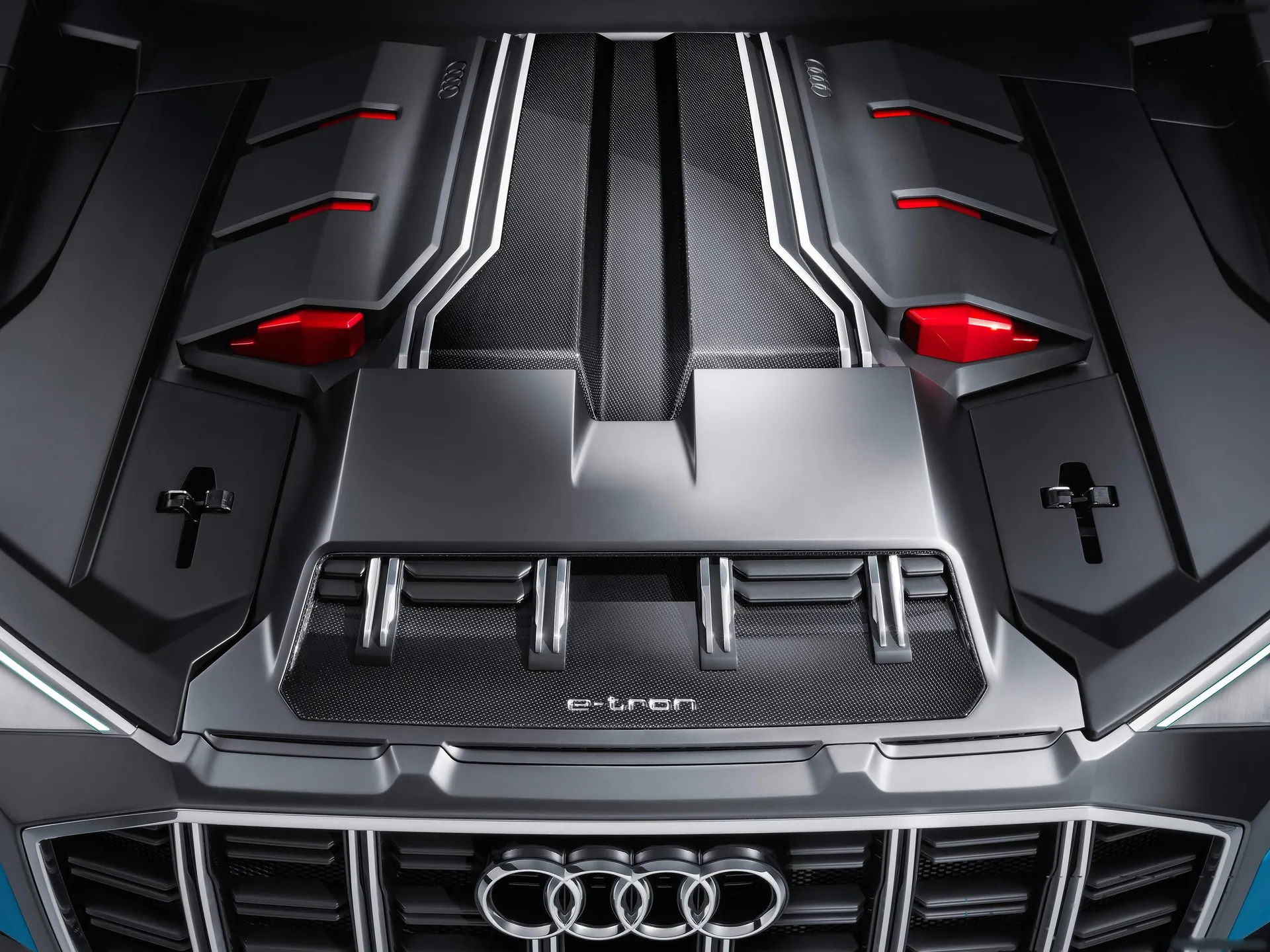 Audi Q8 Concept (2017) – motorový prostor
