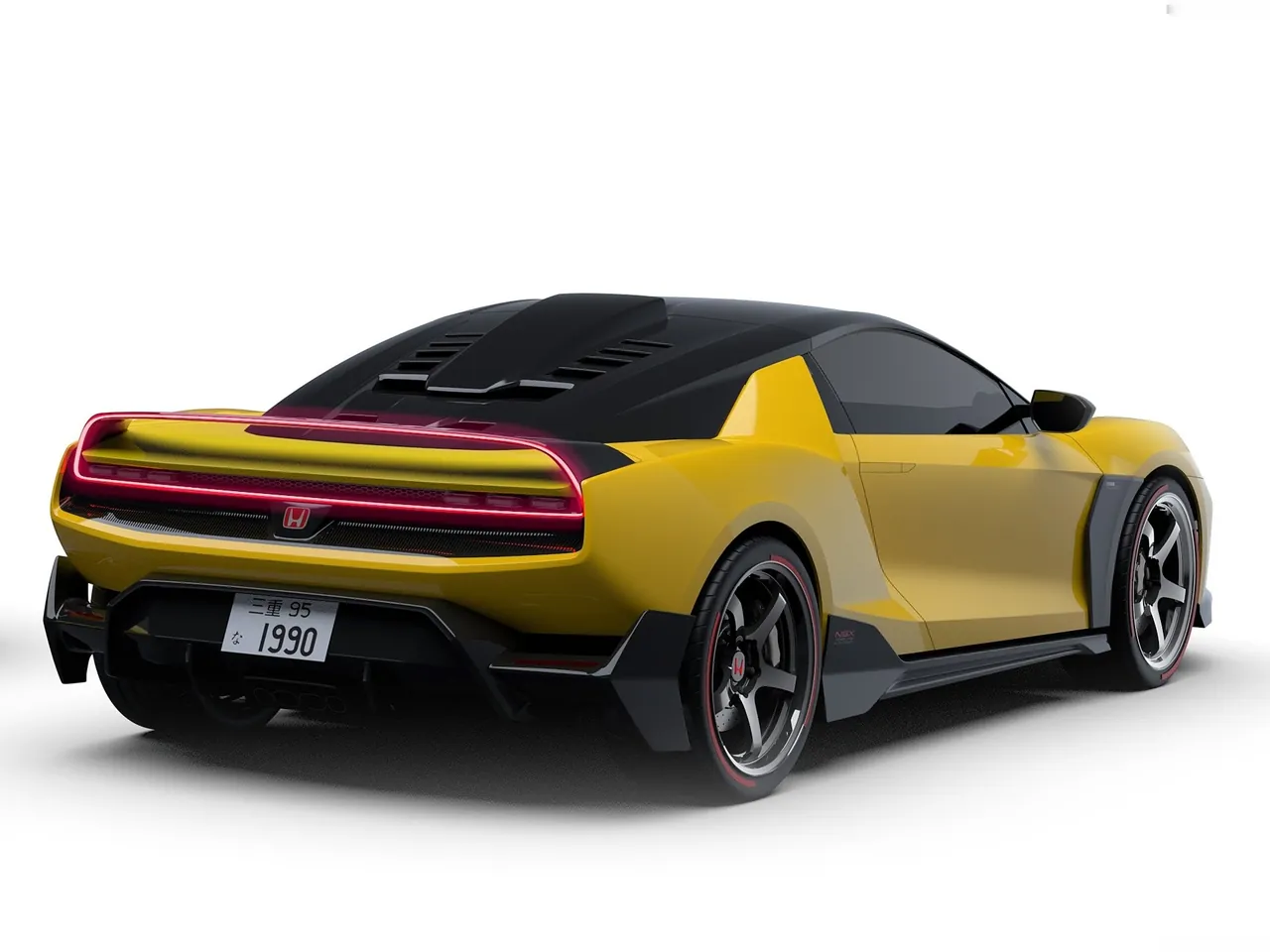 Honda NSX Tribute by Italdesign (2026) – zadní tříčtvrteční pohled