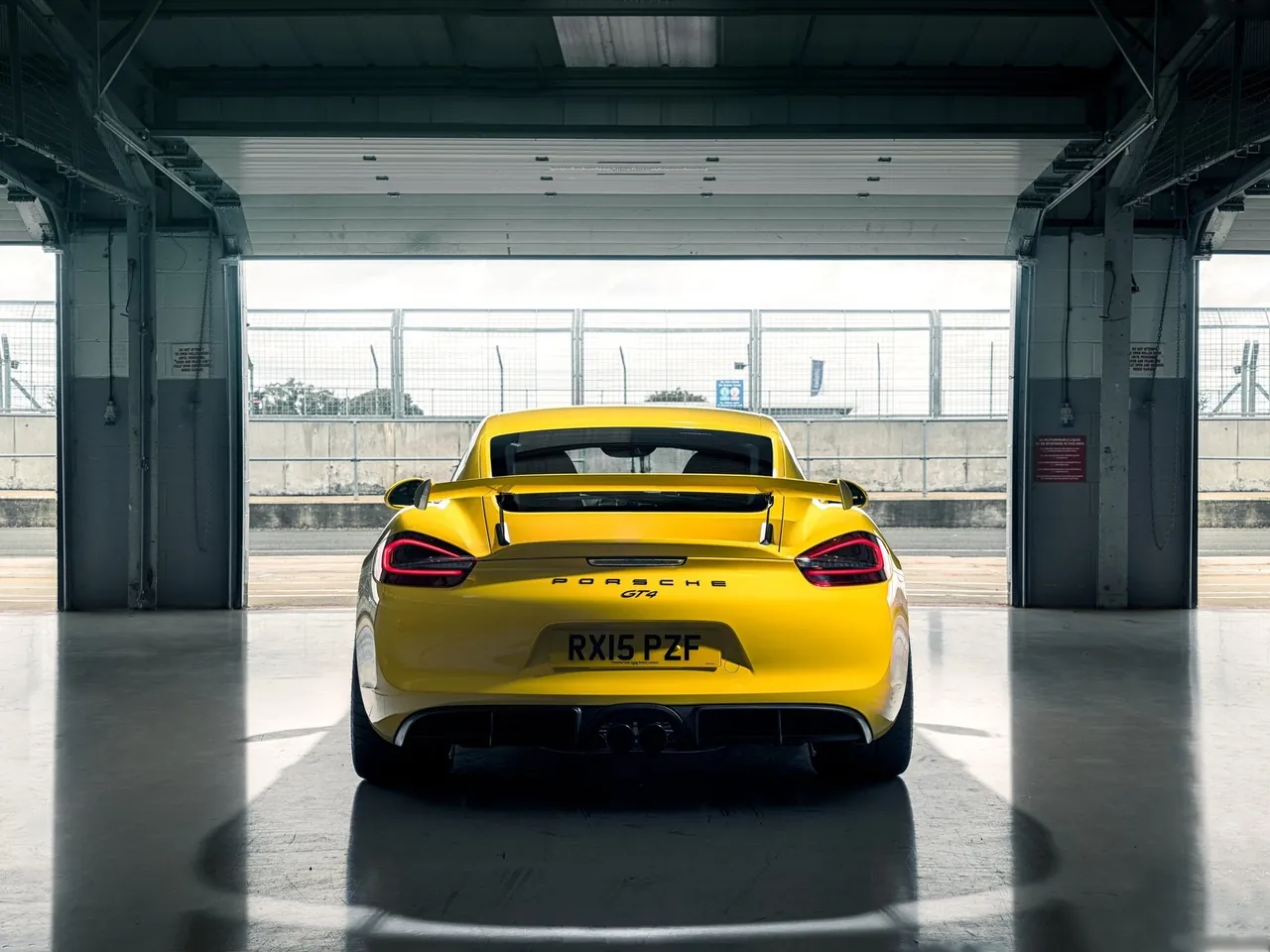 Porsche Cayman GT4 (2016) – zezadu