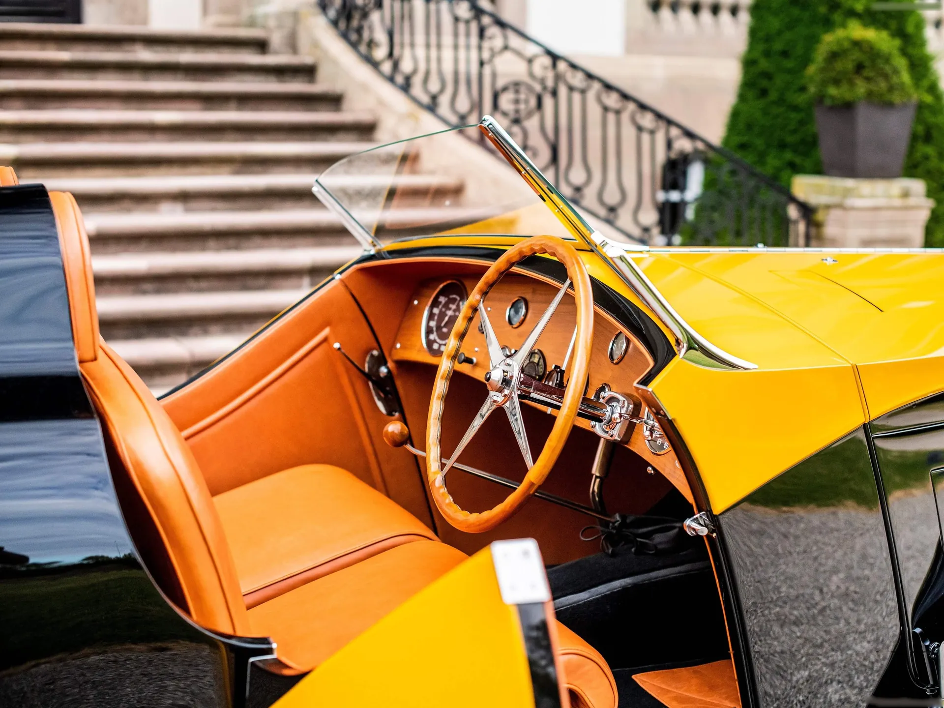 Bugatti Type 57 Roadster Grand Raid (1934) – interiér