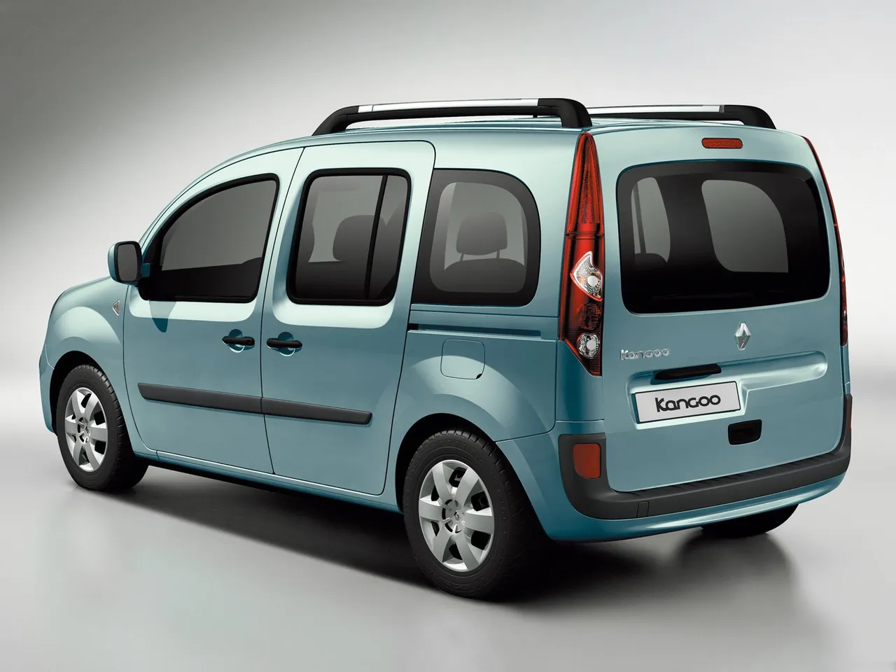 Renault Kangoo (2008) – zadní tříčtvrteční pohled