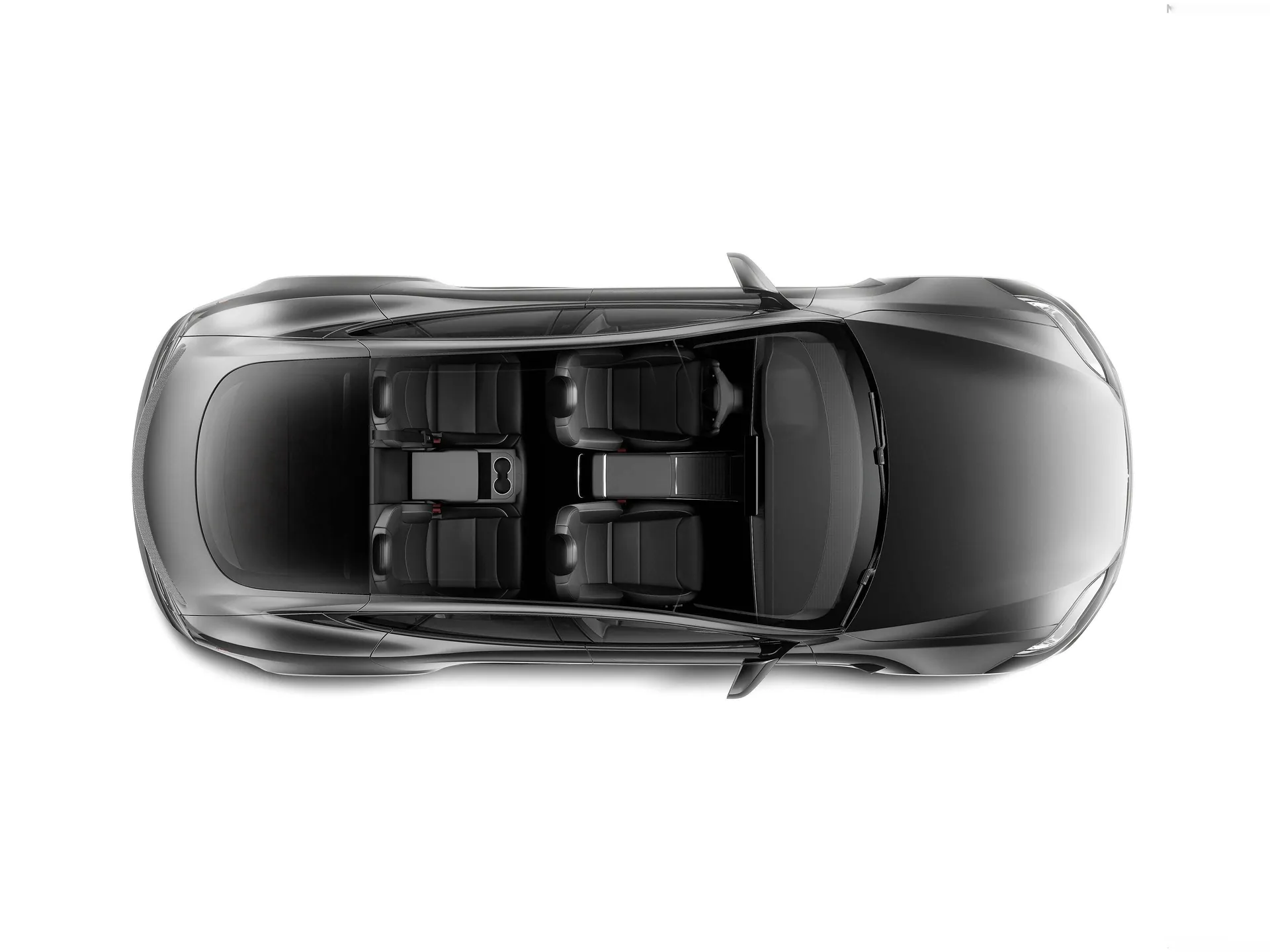 Tesla Model S (2021) – pohled shora