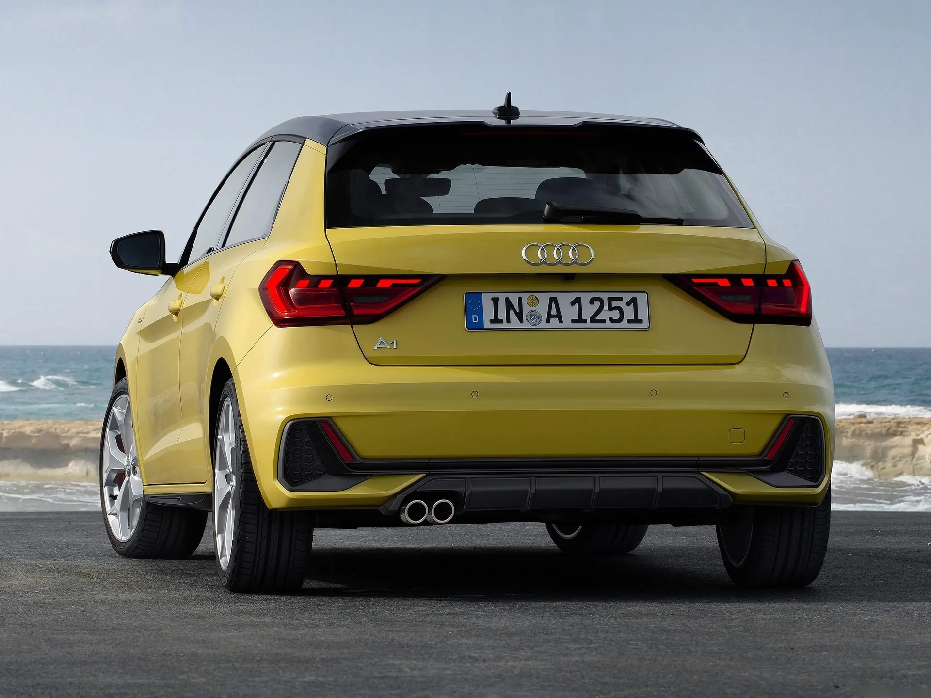 Audi A1 Sportback (2019) – zadní tříčtvrteční pohled