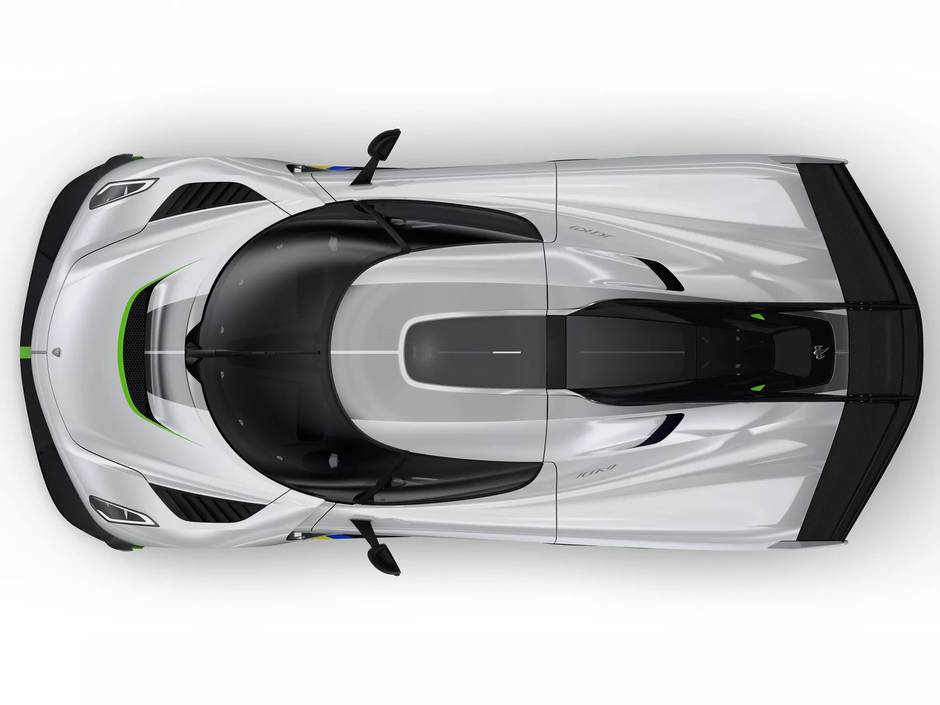 Koenigsegg Jesko (2020) – pohled shora