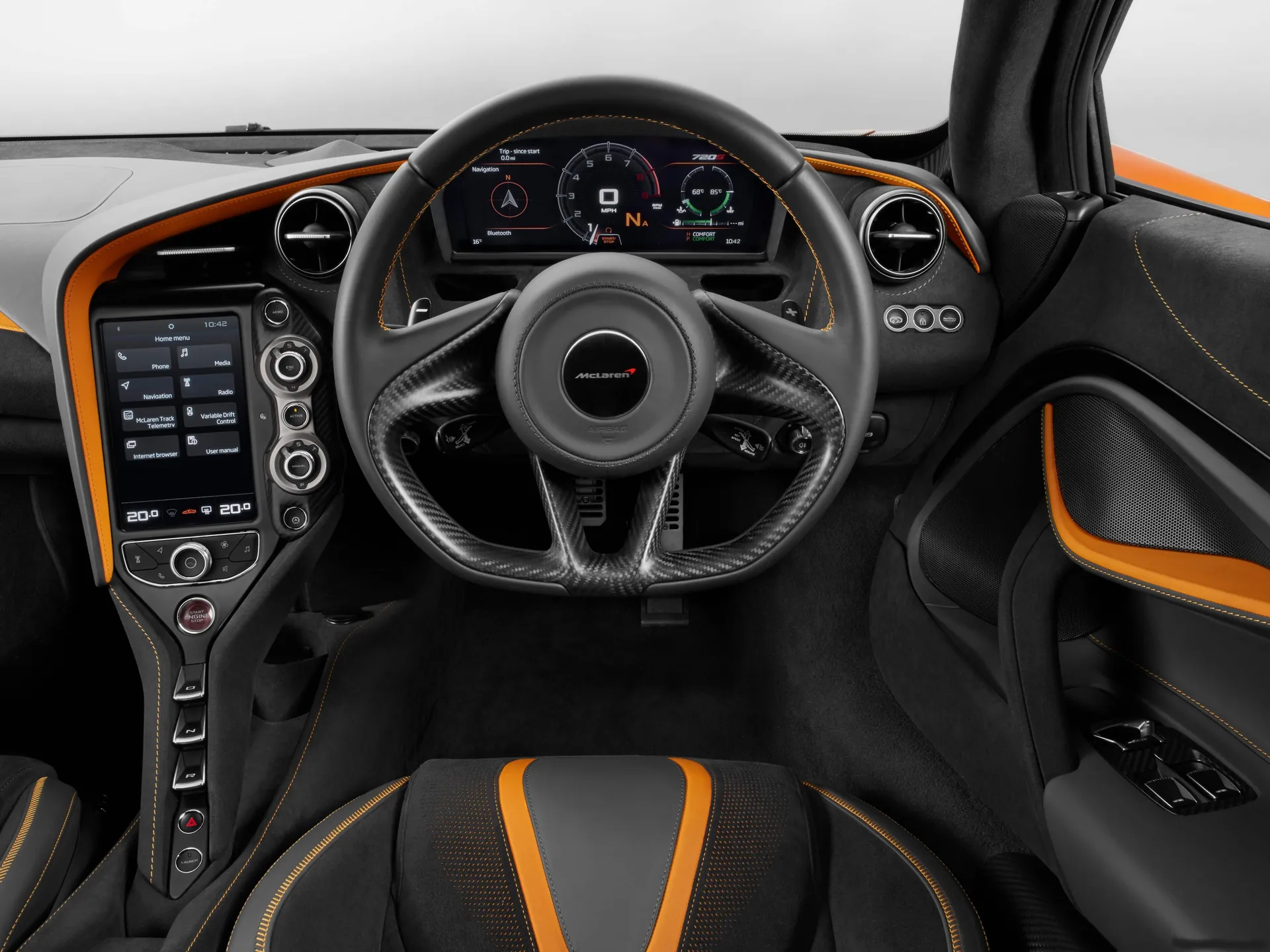 McLaren 720S (2018) – interiér