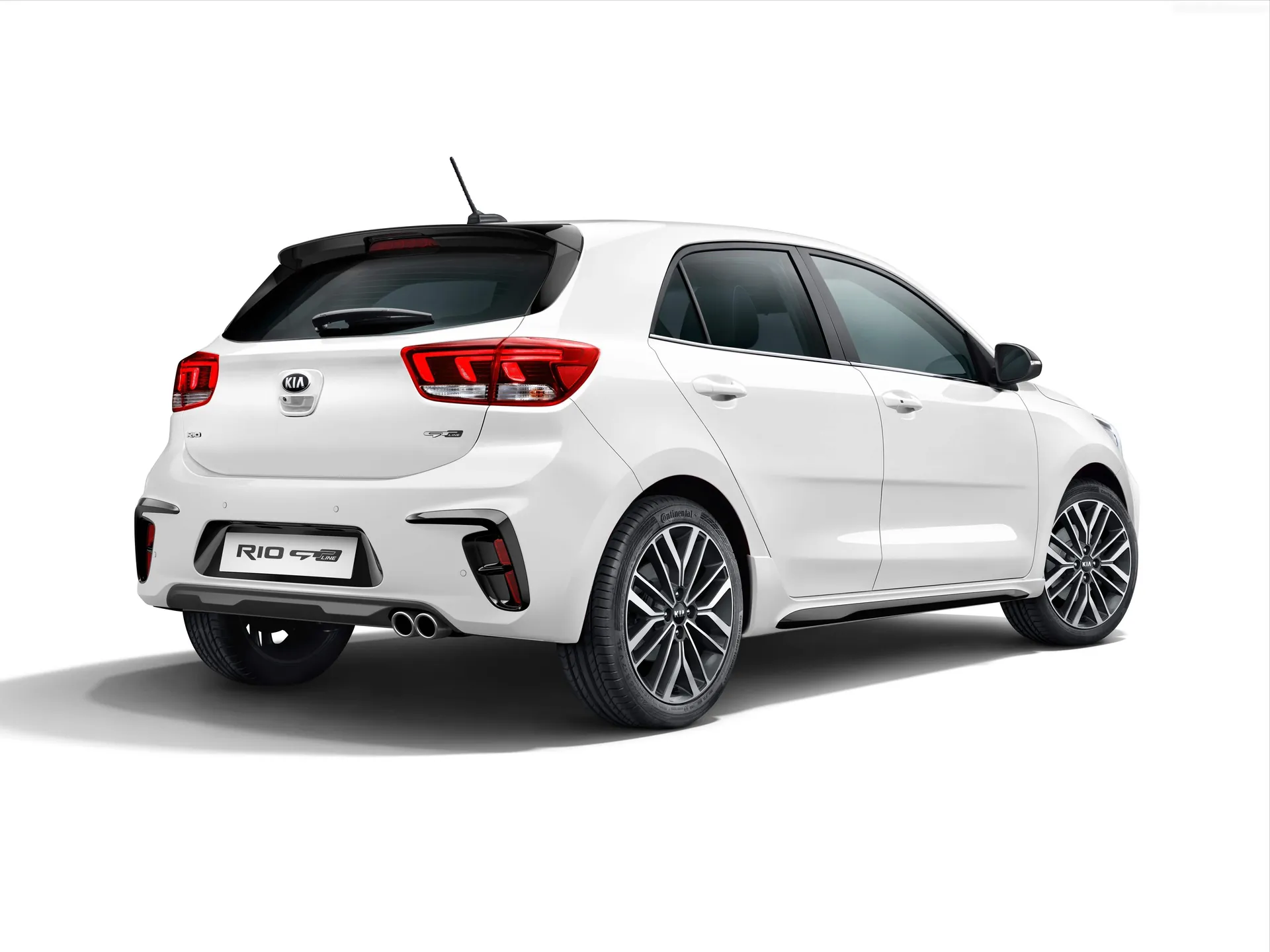 Kia Rio GT-Line (2018) – zadní tříčtvrteční pohled