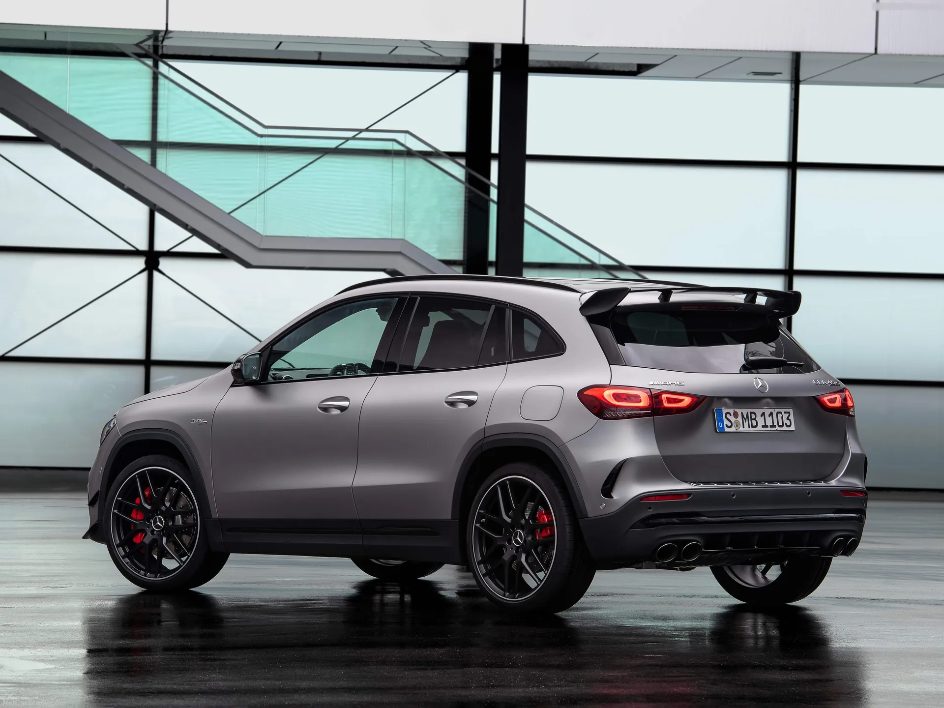Mercedes-Benz GLA45 S AMG (2021) - Rear Three-Quarter
