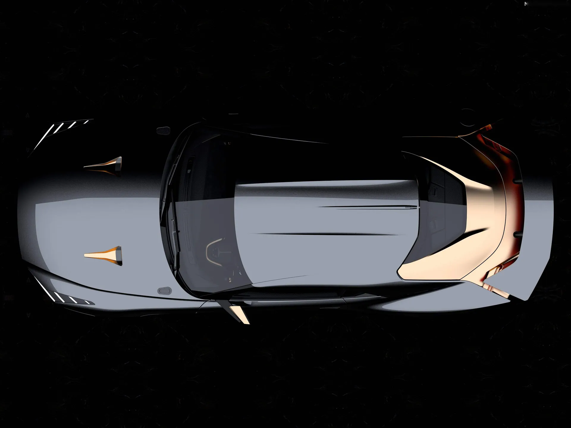 Nissan GT-R50 by Italdesign Concept (2018) - Top view