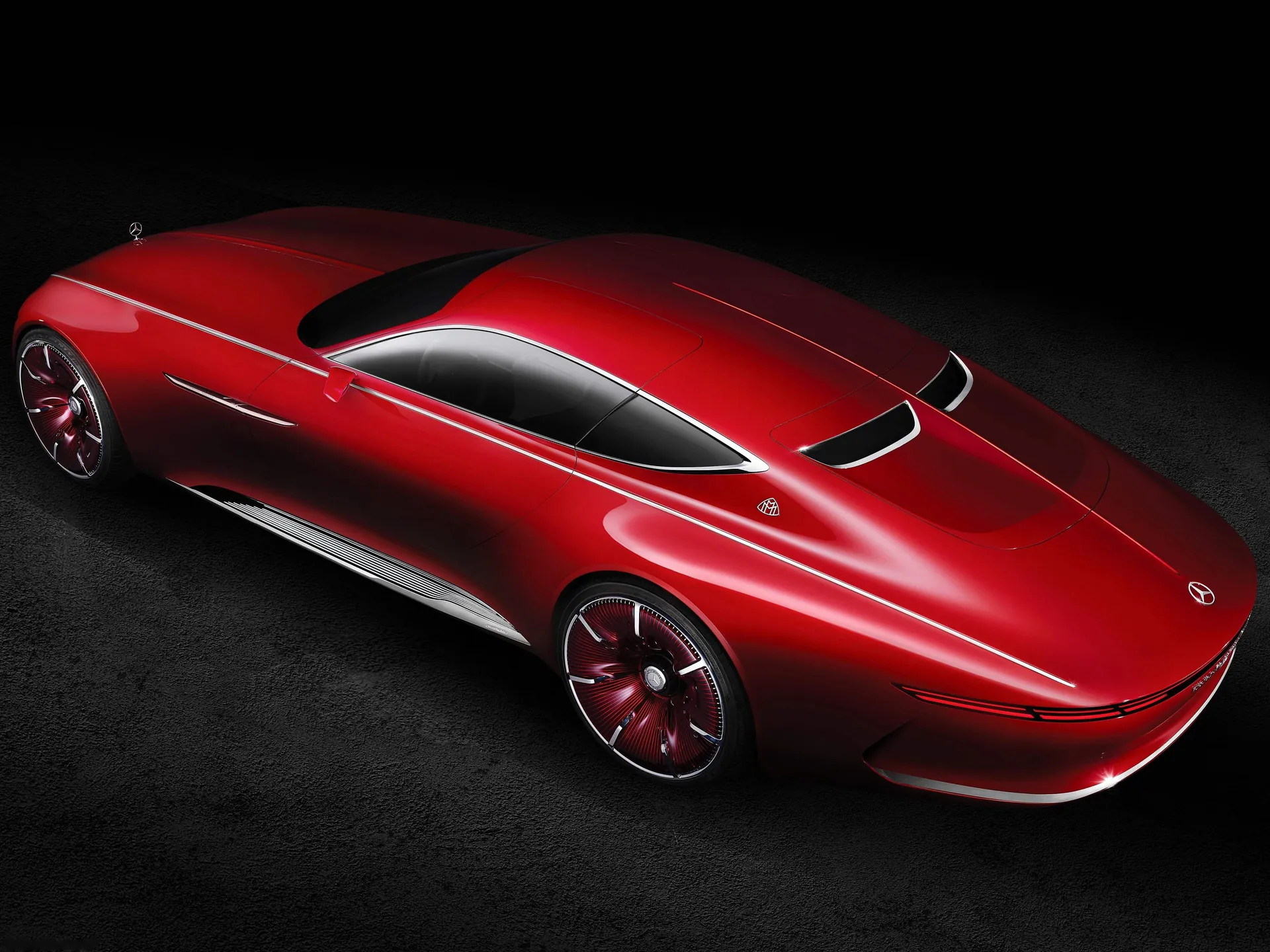 Mercedes-Benz Vision Maybach 6 Concept (2016) – zadní tříčtvrteční pohled