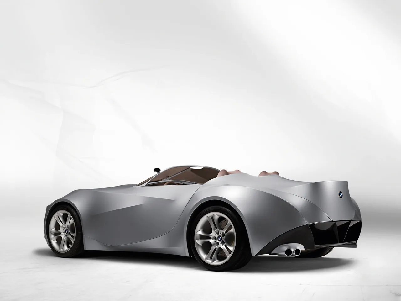 BMW GINA Light Visionary Model Concept (2008) – zadní tříčtvrteční pohled