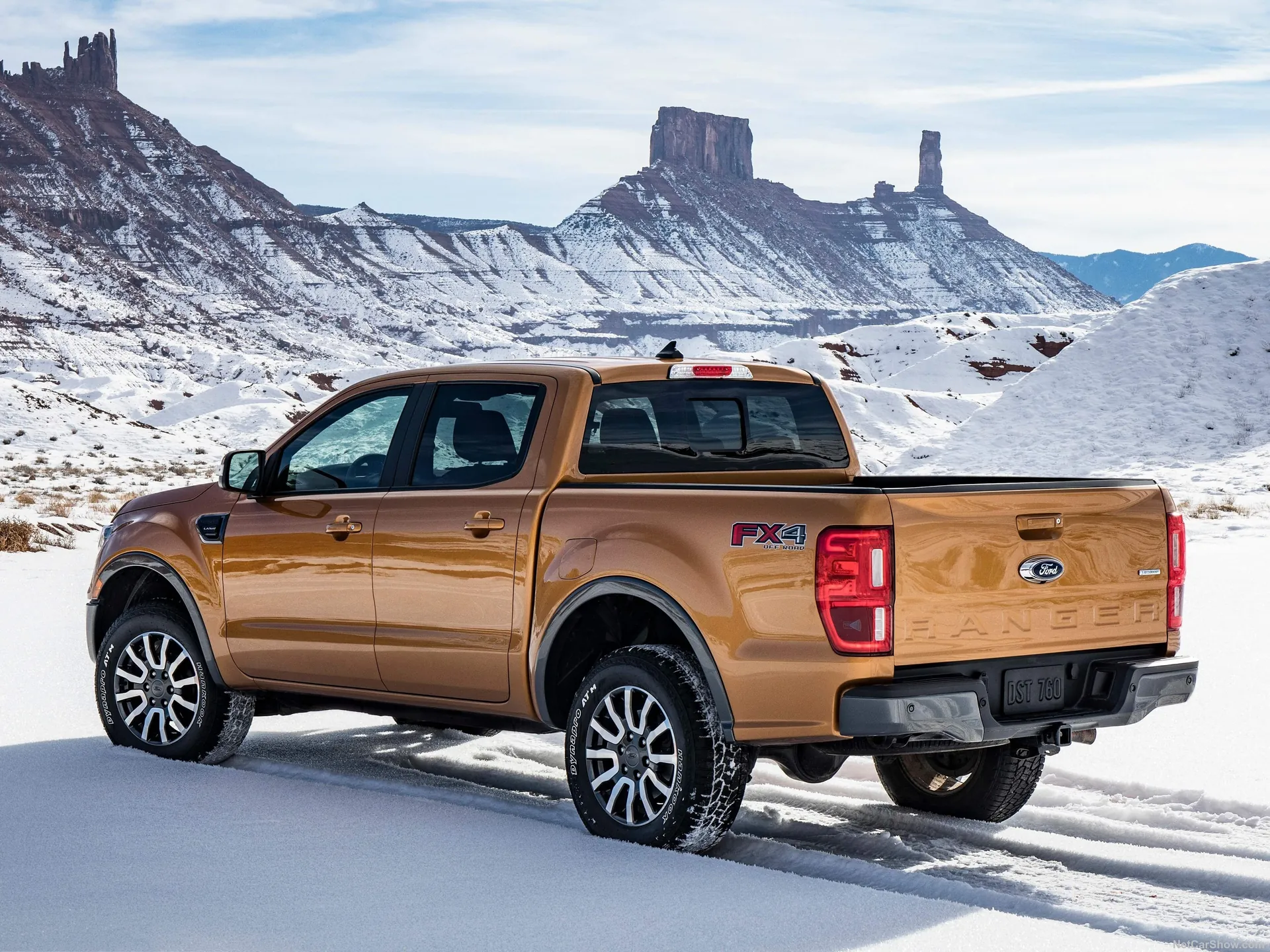 Ford Ranger [US] (2019) – zadní tříčtvrteční pohled