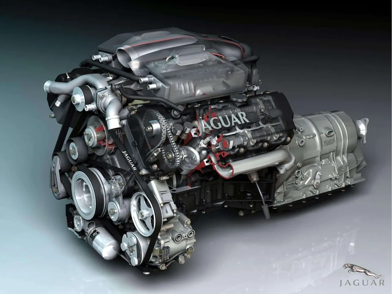 Jaguar SType R (2005) – motor