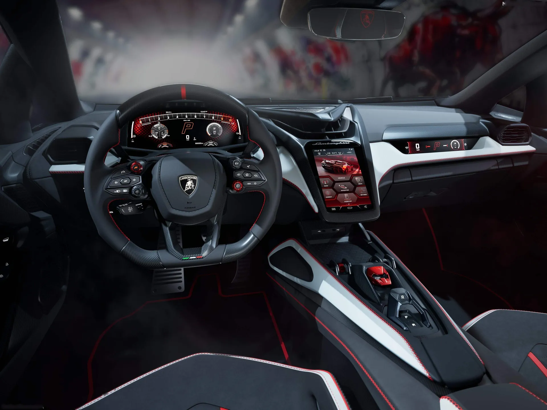 Lamborghini Revuelto SV (2027) – interiér