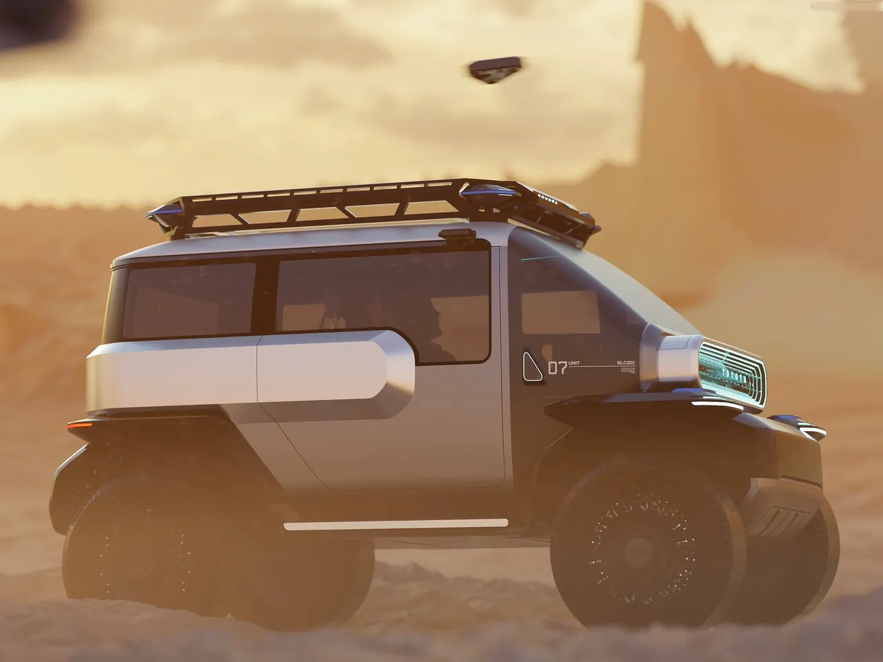 Toyota Baby Lunar Cruiser Concept (2023) - Side Profile