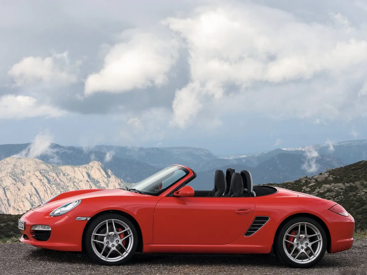 Porsche Boxster S (2009) – boční profil