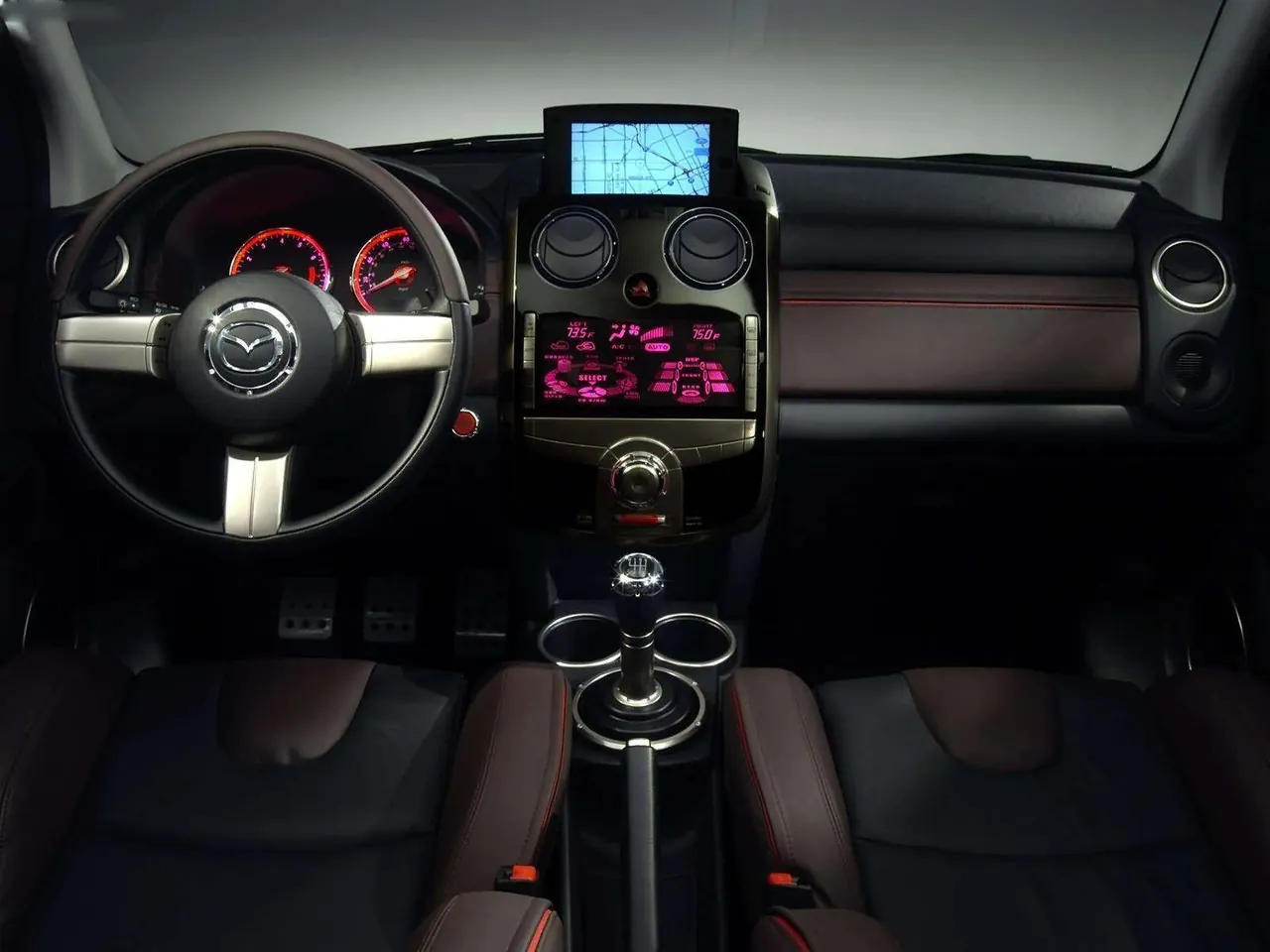 Mazda MXMicro Sport Concept (2004) – interiér