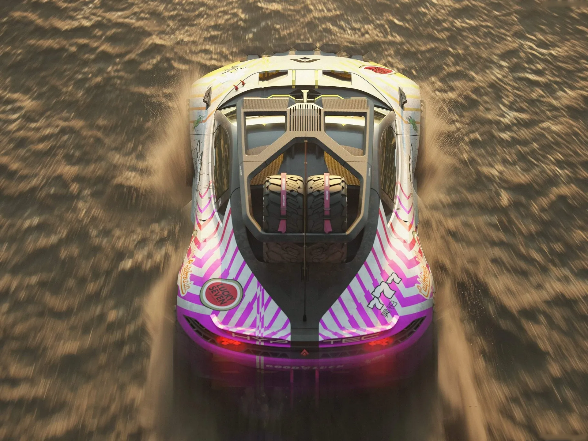 GAC Hyptec SSR Baja Concept (2025) – pohled shora