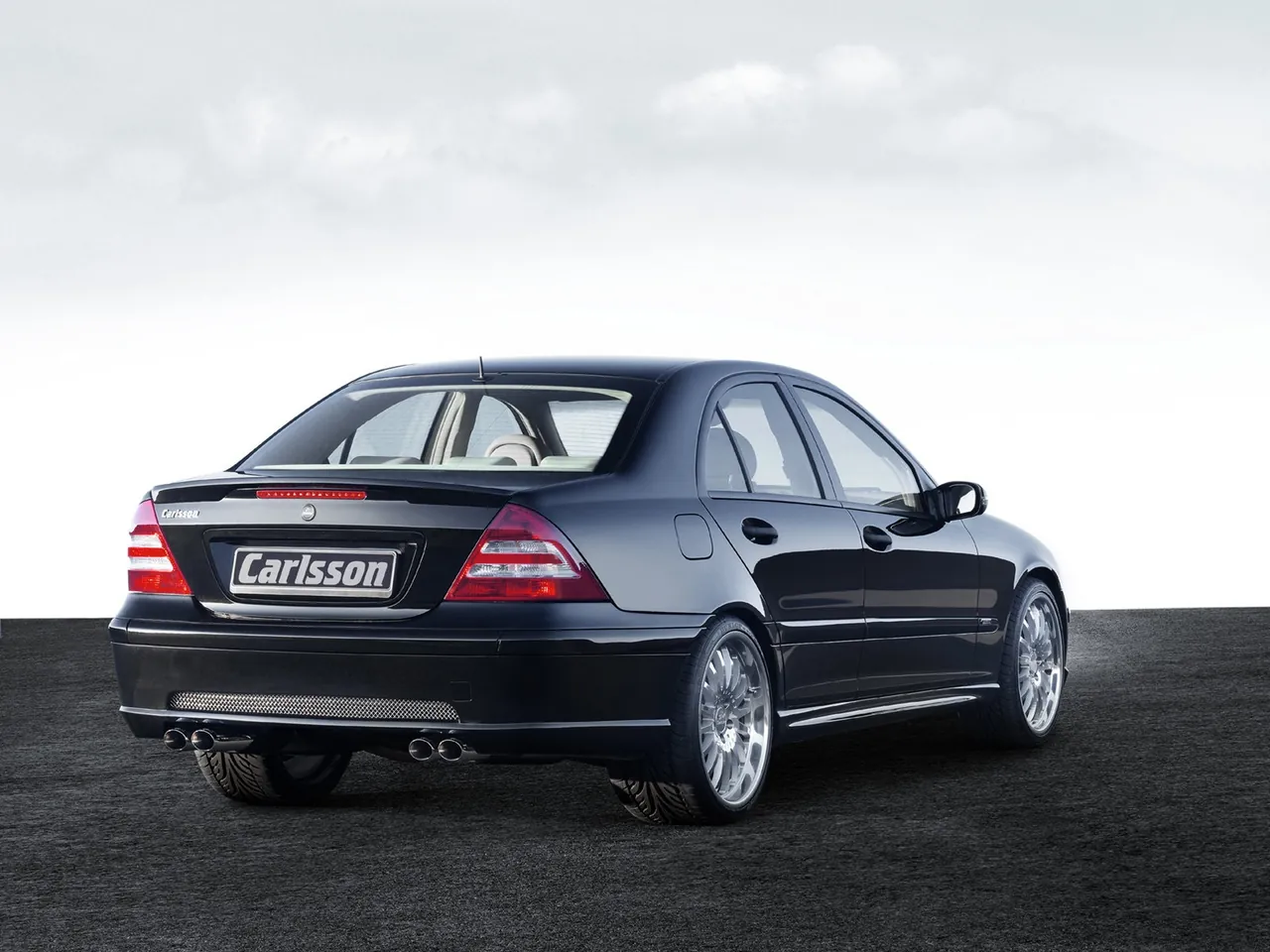 Carlsson Mercedes-Benz C-Class (2000) – zadní tříčtvrteční pohled
