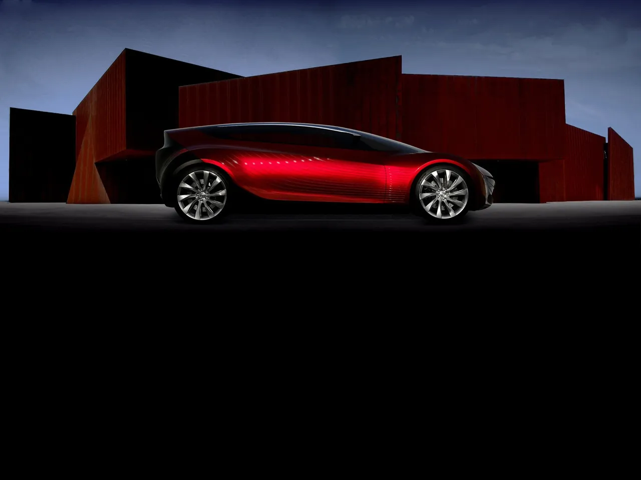 Mazda Ryuga Concept (2007) – boční profil