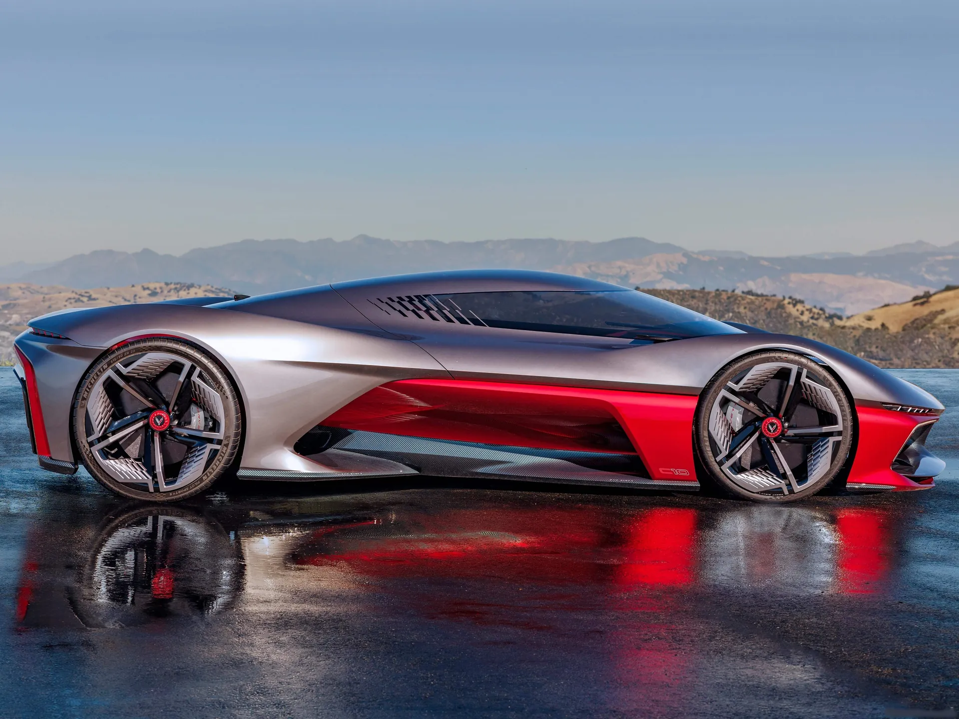 Chevrolet Corvette SoCal Concept (2025) – boční profil