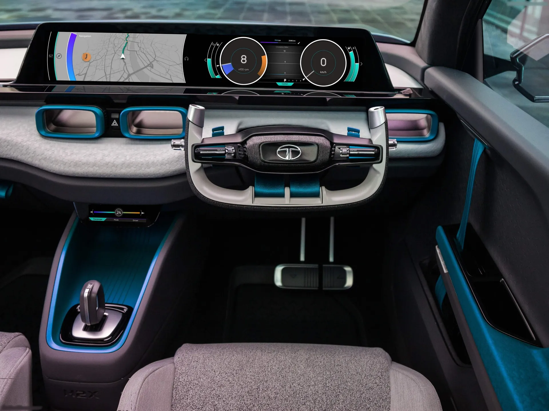 Tata H2X Concept (2019) – interiér