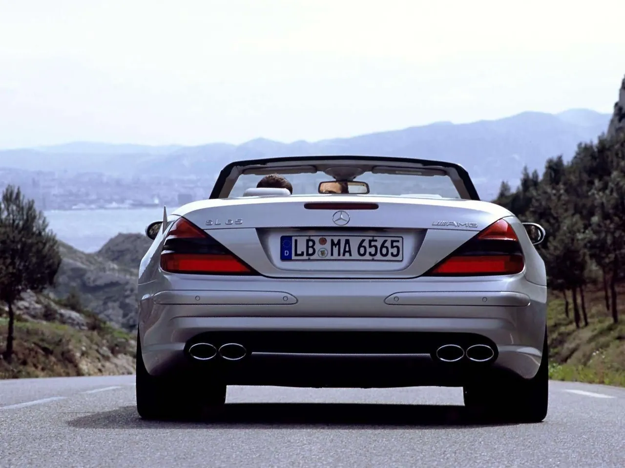 Mercedes-Benz SL65 AMG (2004) - Rear