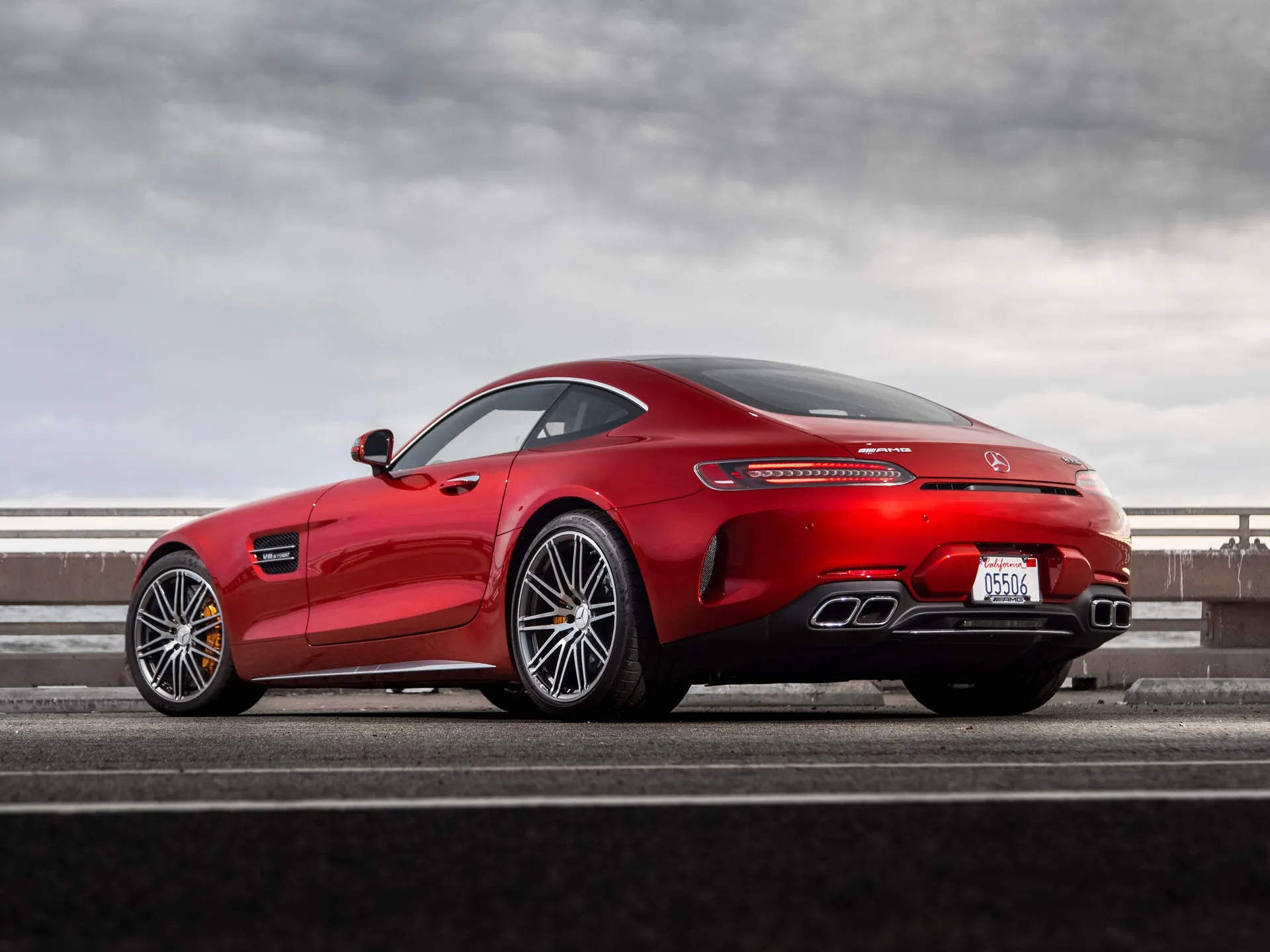 Mercedes-Benz AMG GT C (2020) - Rear Three-Quarter