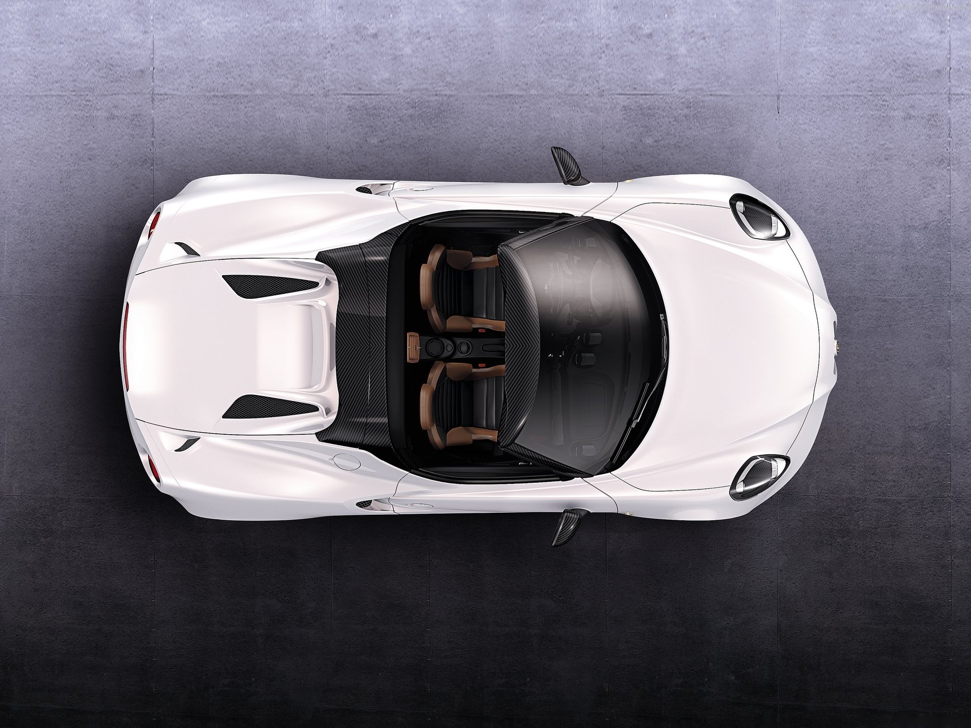 Alfa Romeo 4C Spider Concept (2014) – pohled shora