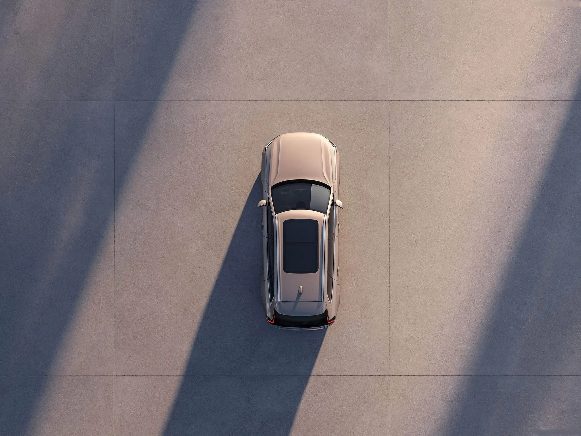 Volvo XC90 (2025) – pohled shora