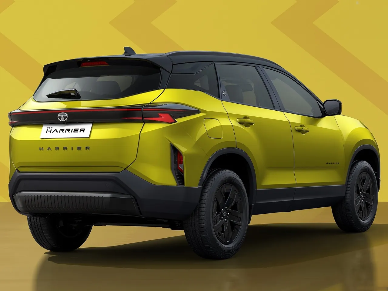 Tata Harrier (2024) – zadní tříčtvrteční pohled