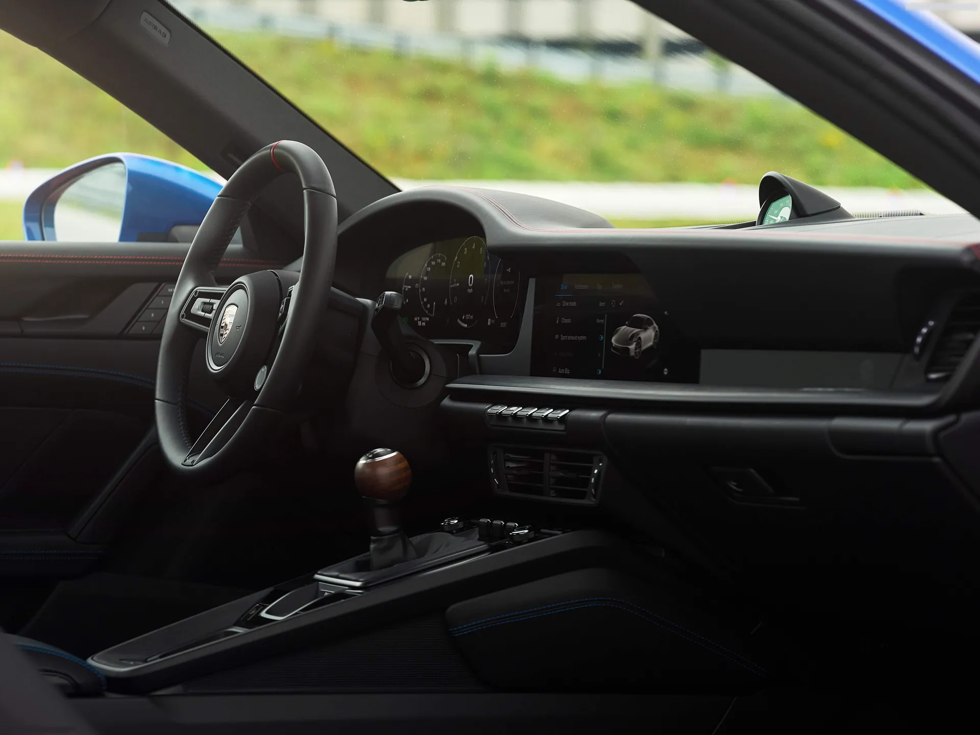 Porsche 911 Carrera T Club Coupe (2026) – interiér