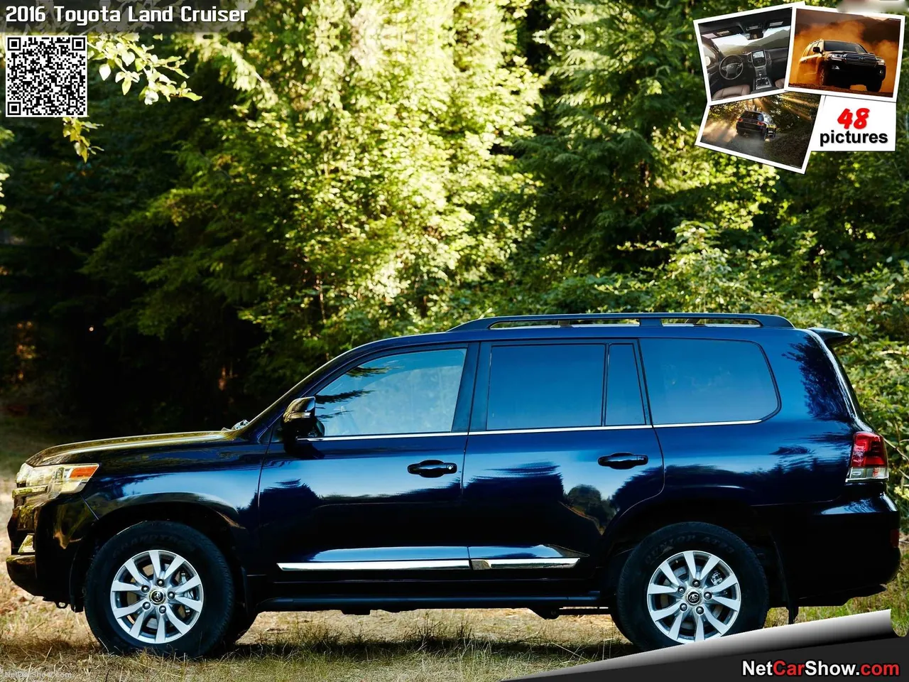 Toyota Land Cruiser (2016) – boční profil