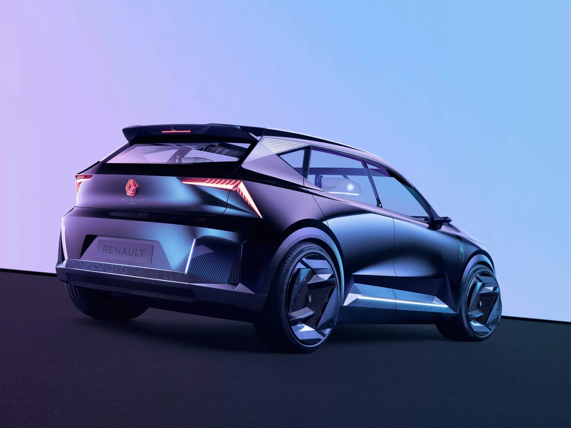 Renault Scenic Vision Concept (2022) – zadní tříčtvrteční pohled