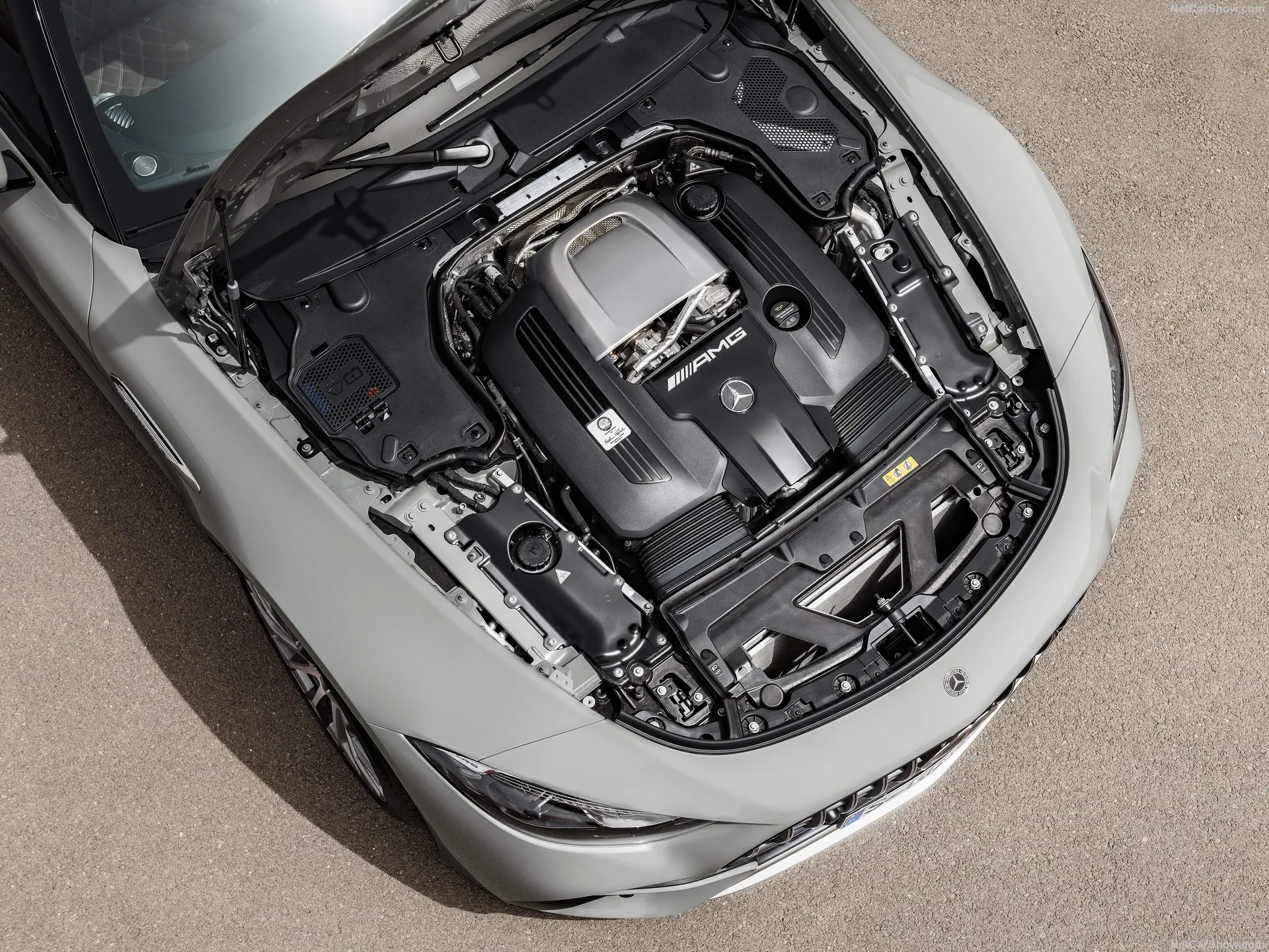 Mercedes-Benz SL 55 AMG (2022) - Engine Bay