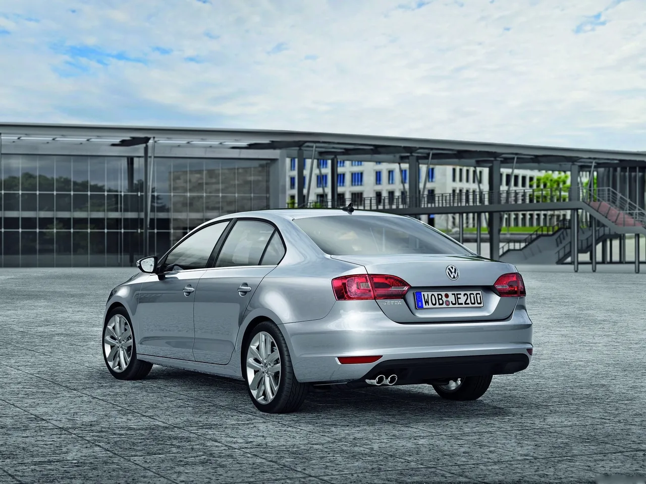 Volkswagen Jetta [EU] (2011) - Rear Three-Quarter