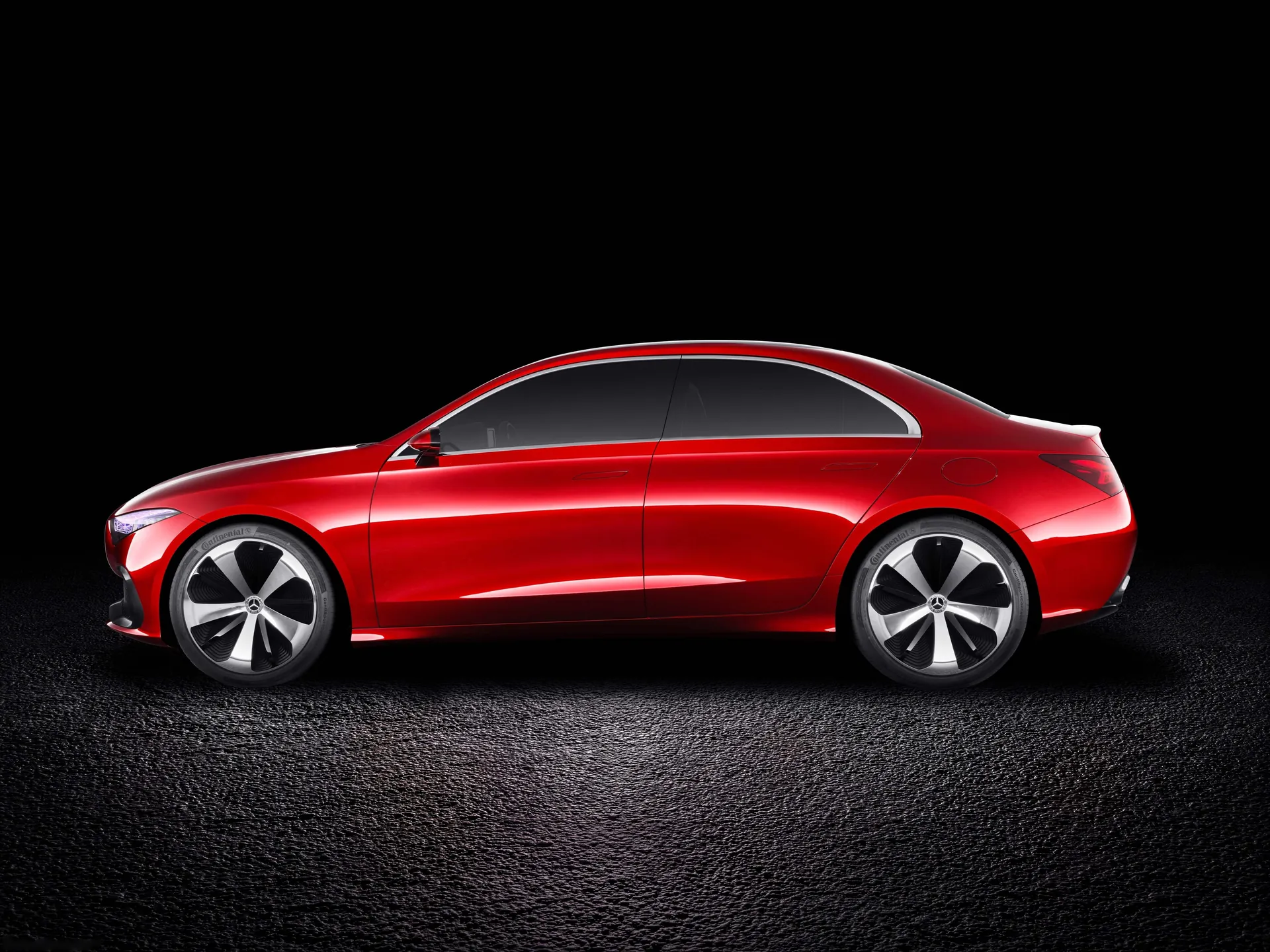 Mercedes-Benz A Sedan Concept (2017) - Side Profile