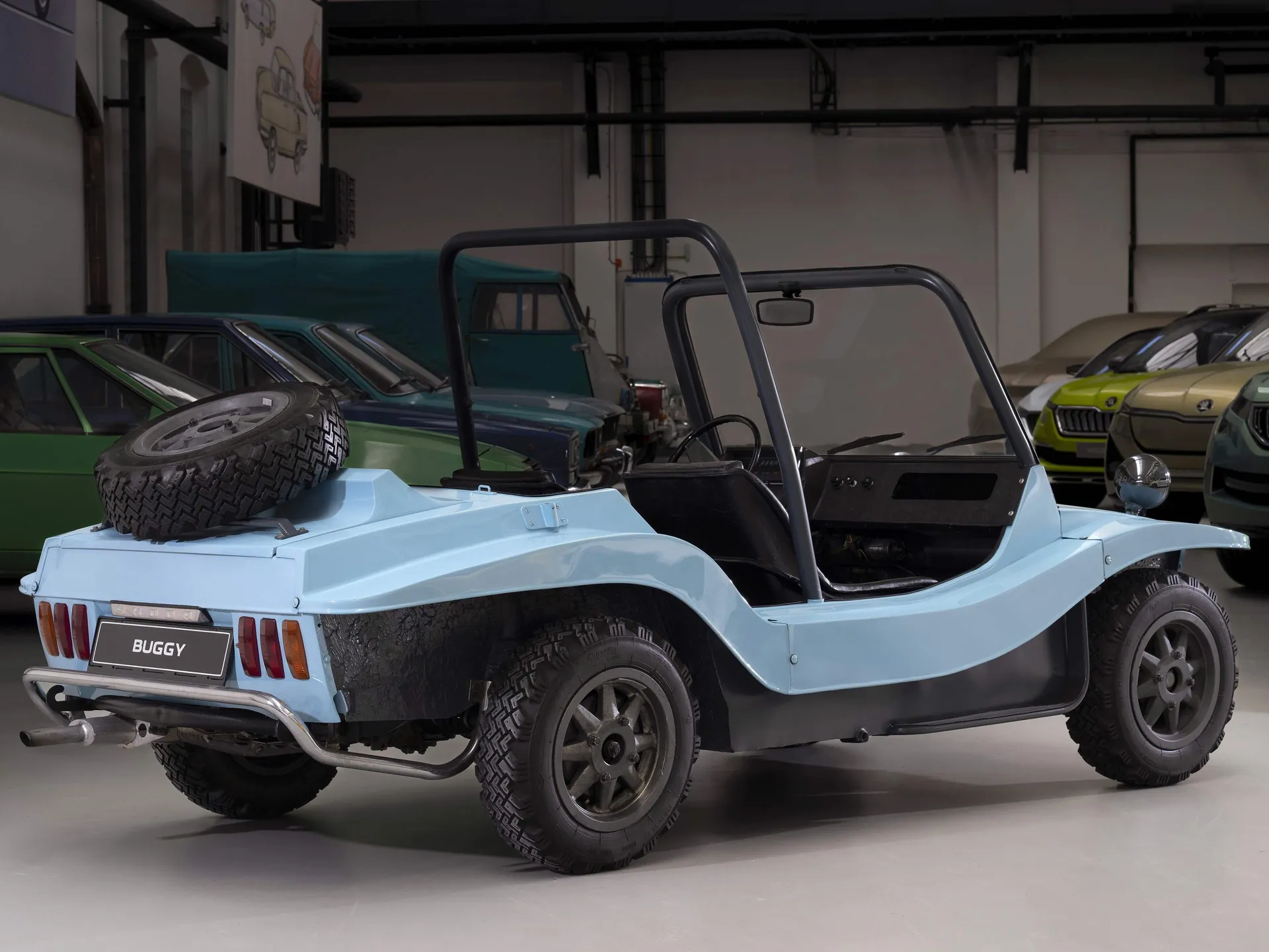 Skoda 736 Buggy Concept (1975) – zadní tříčtvrteční pohled