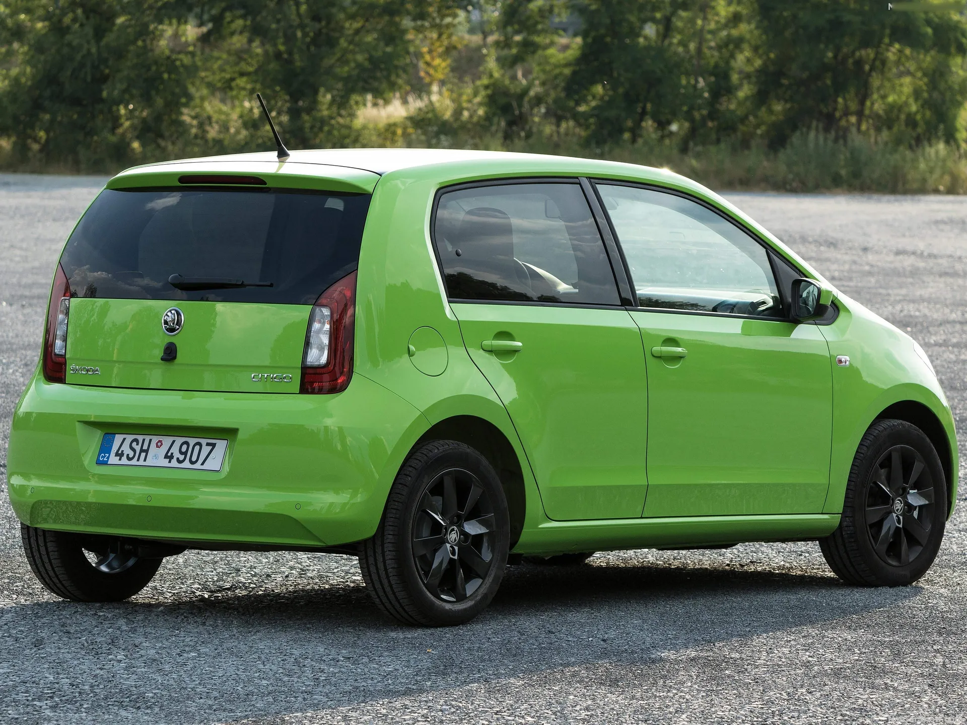 Skoda Citigo (2017) – zadní tříčtvrteční pohled