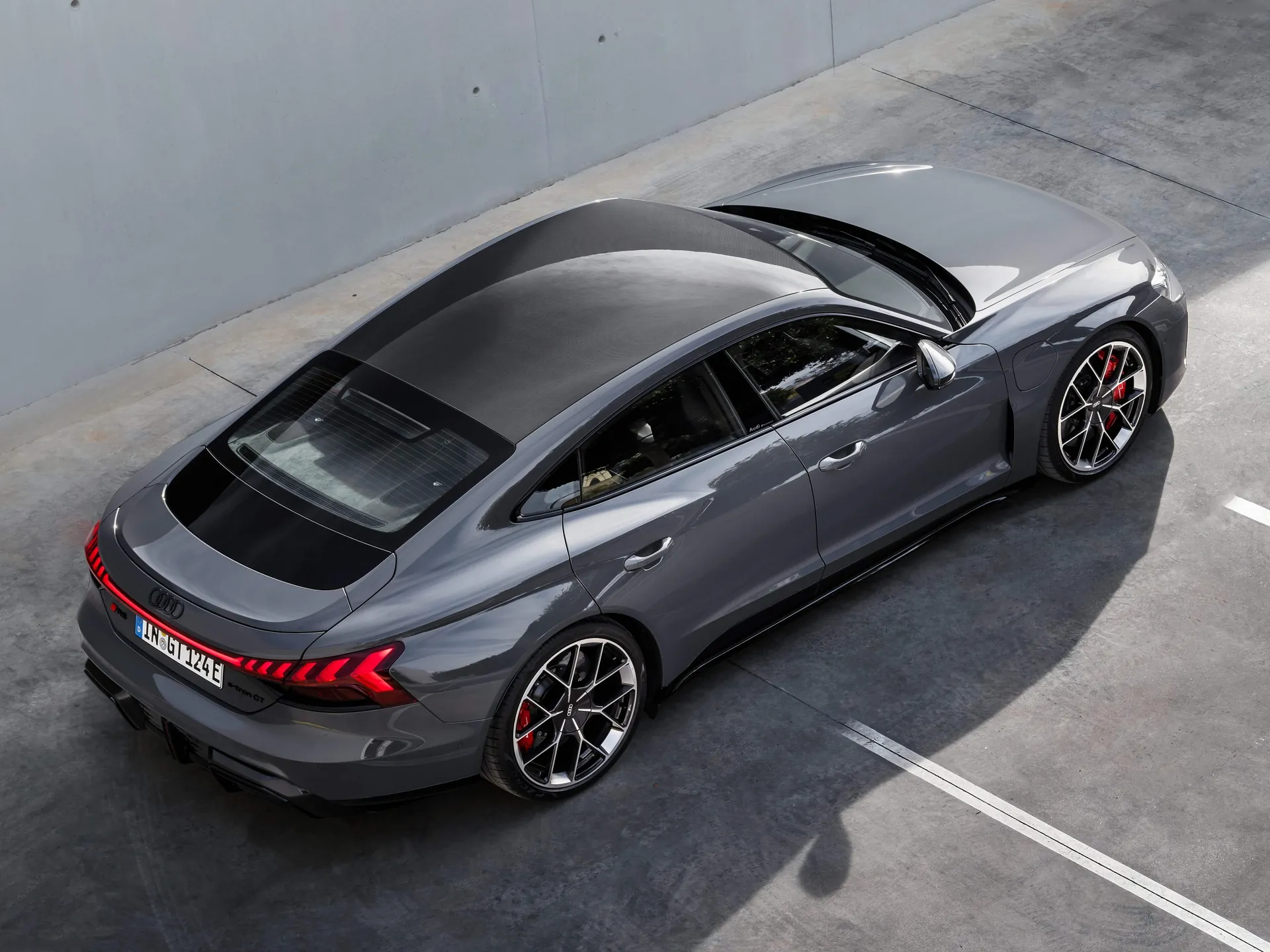 Audi RS e-tron GT (2025) – zadní tříčtvrteční pohled