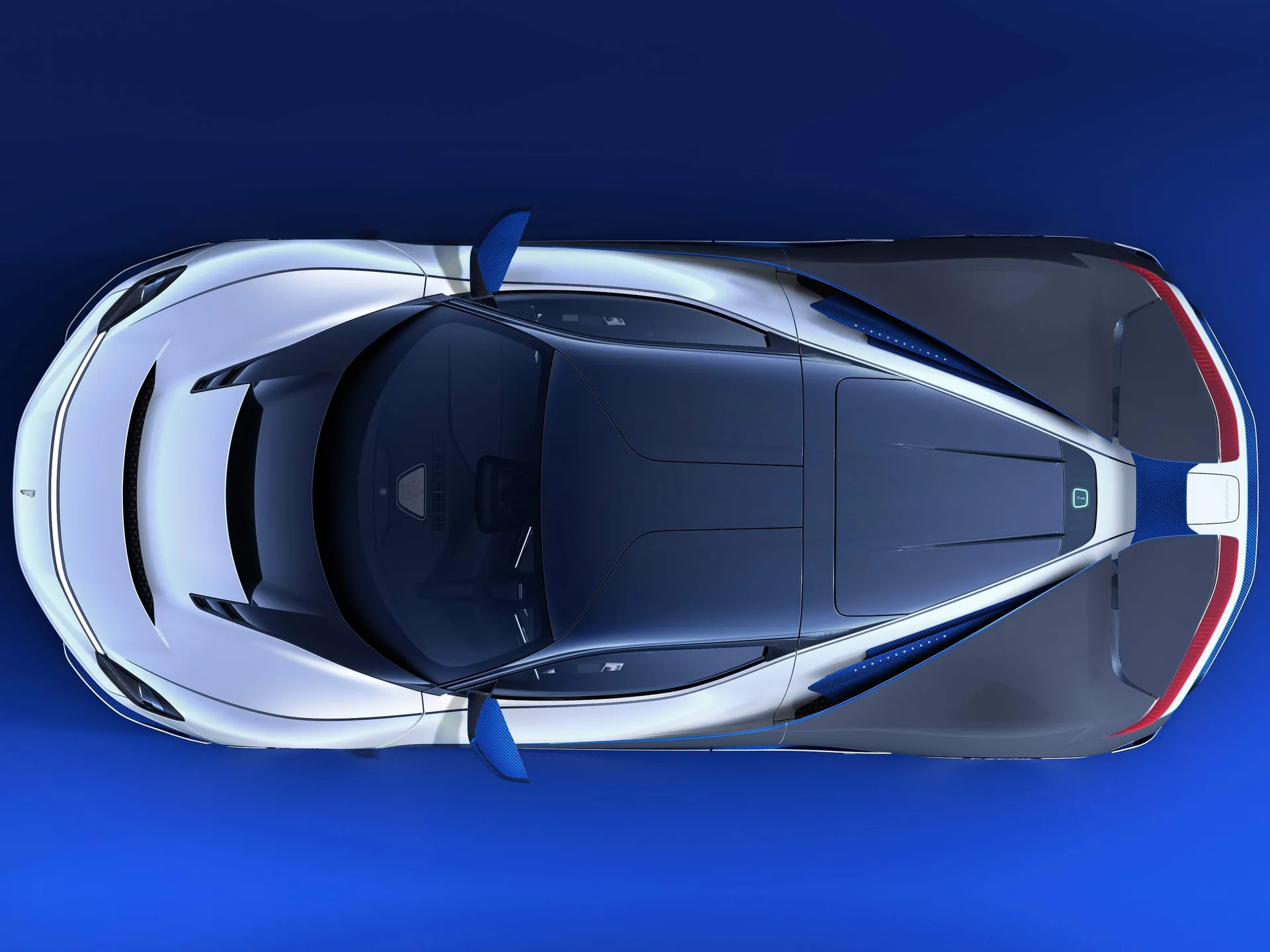 Pininfarina Battista Anniversario (2021) – pohled shora