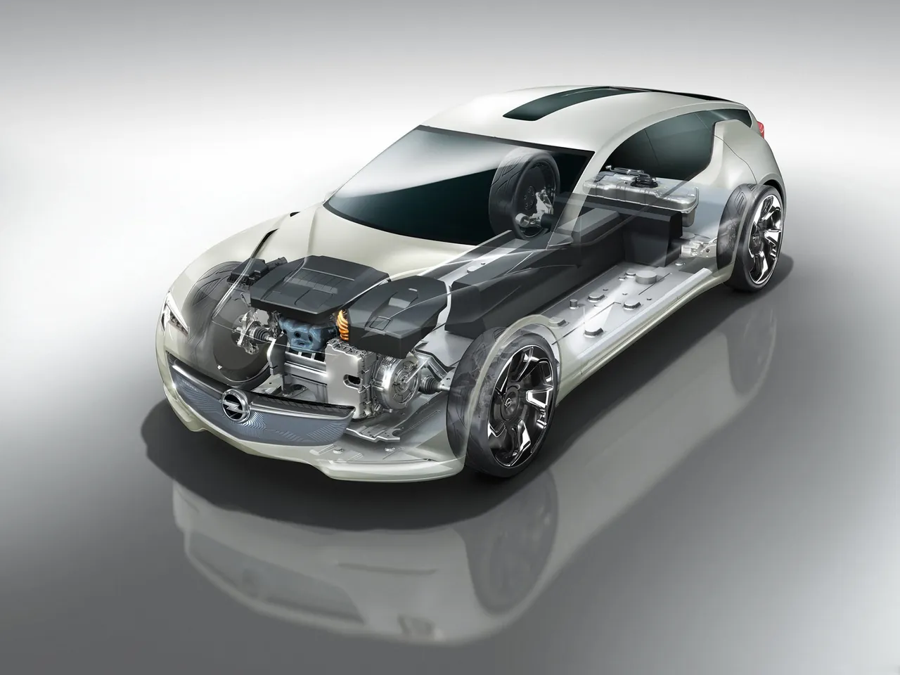 Opel Flextreme GT-E Concept (2010) – technika