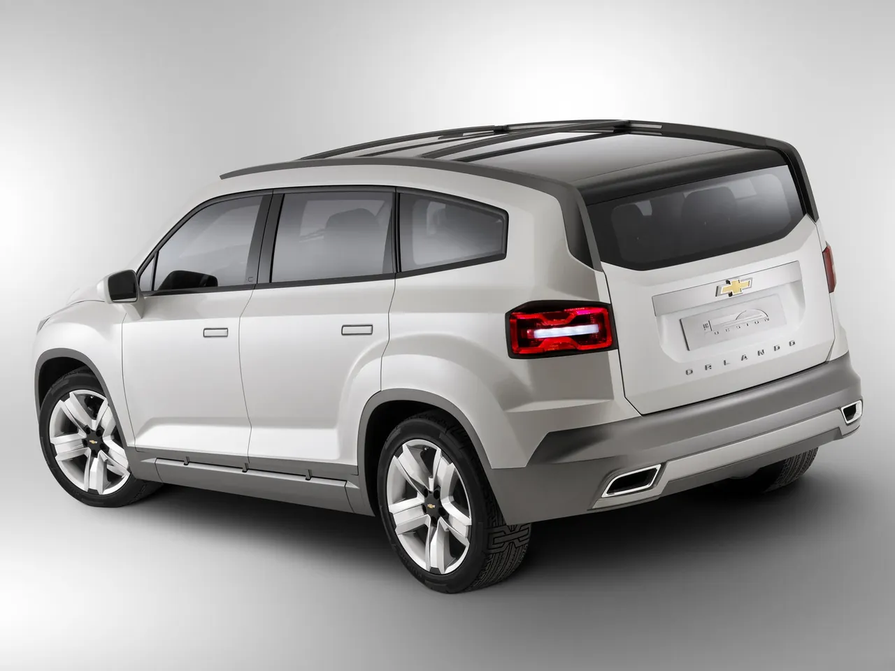 Chevrolet Orlando Concept (2008) – zadní tříčtvrteční pohled