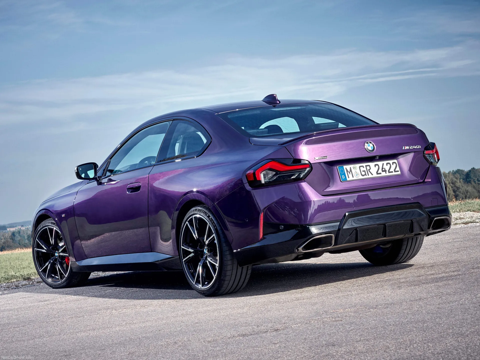 BMW M240i xDrive Coupe (2022) - Rear Three-Quarter
