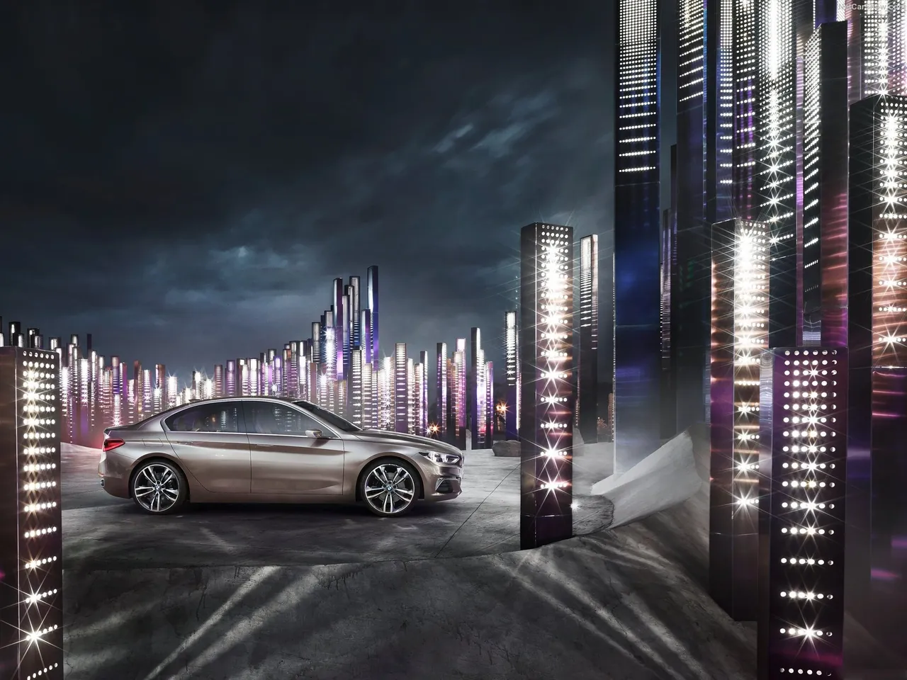 BMW Compact Sedan Concept (2015) – boční profil