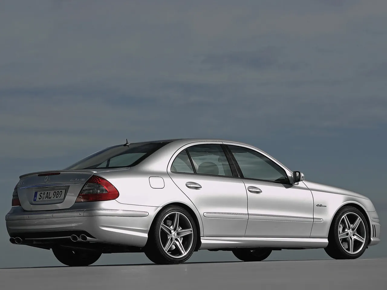 Mercedes-Benz E 63 AMG (2006) - Rear Three-Quarter