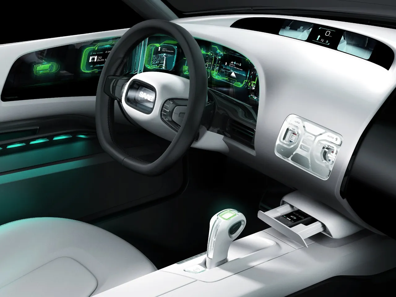 Saab 9-X Air BioHybrid Concept (2008) – interiér