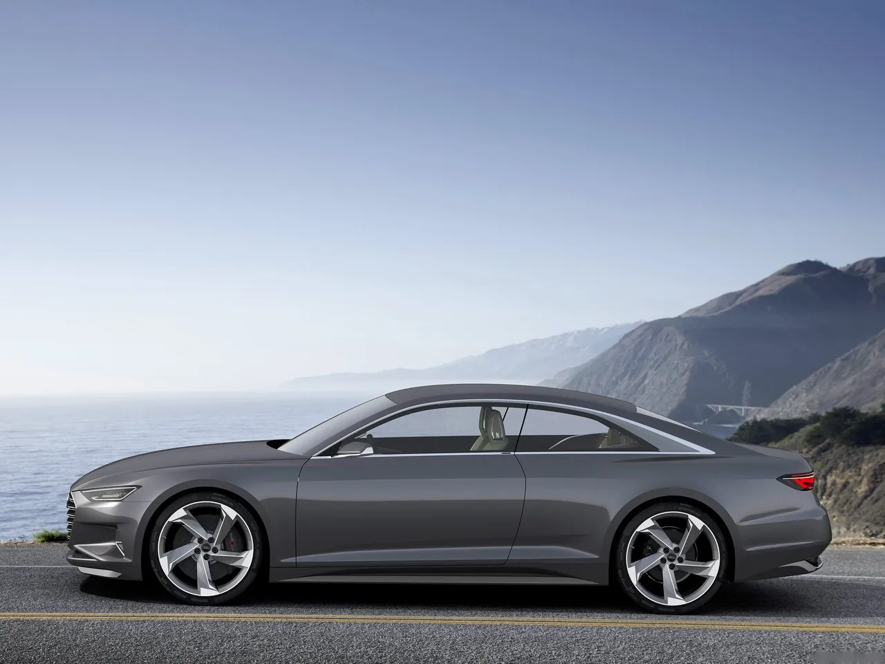 Audi Prologue Piloted Driving Concept (2015) – boční profil