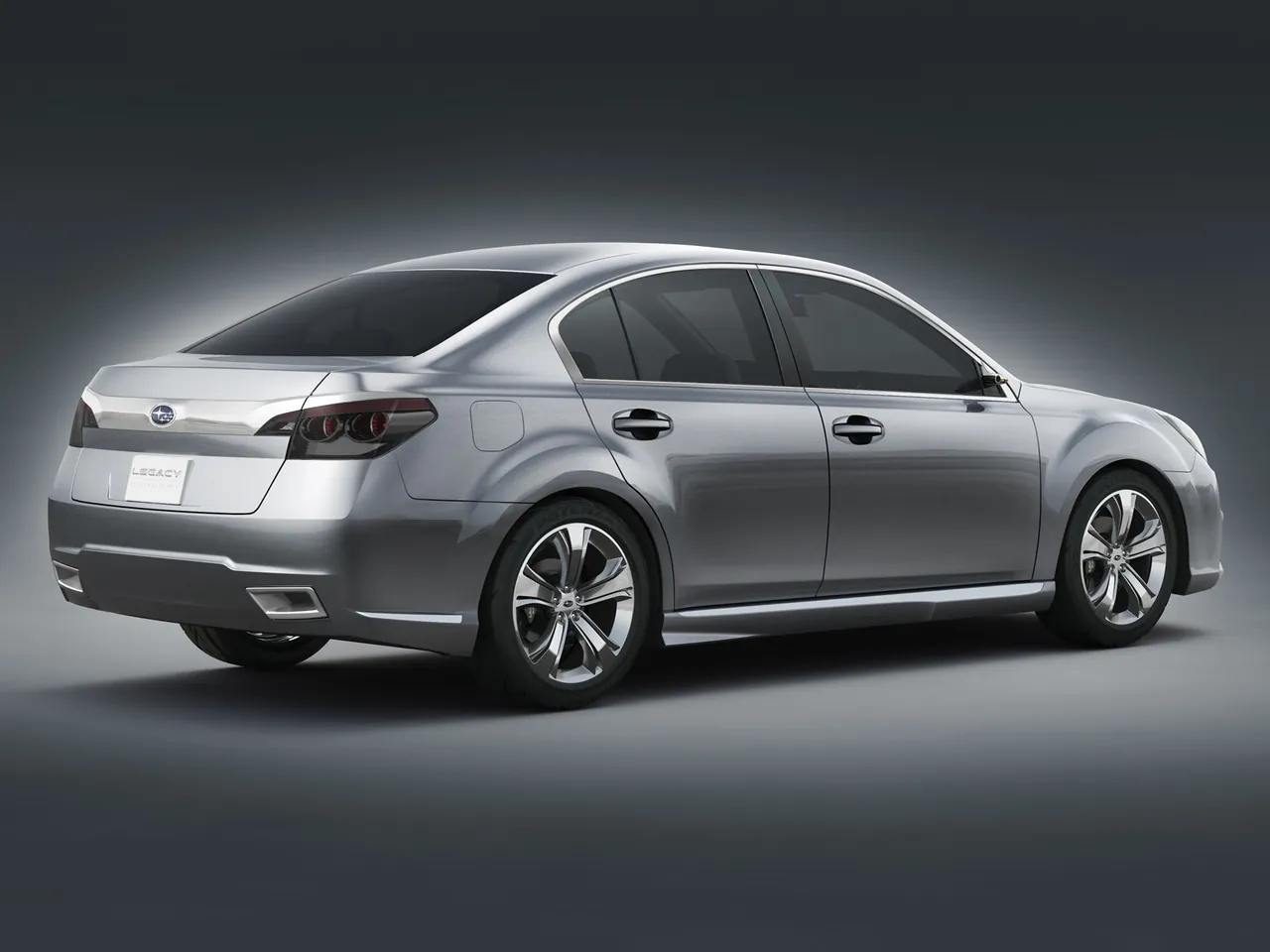 Subaru Legacy Concept (2009) – zadní tříčtvrteční pohled