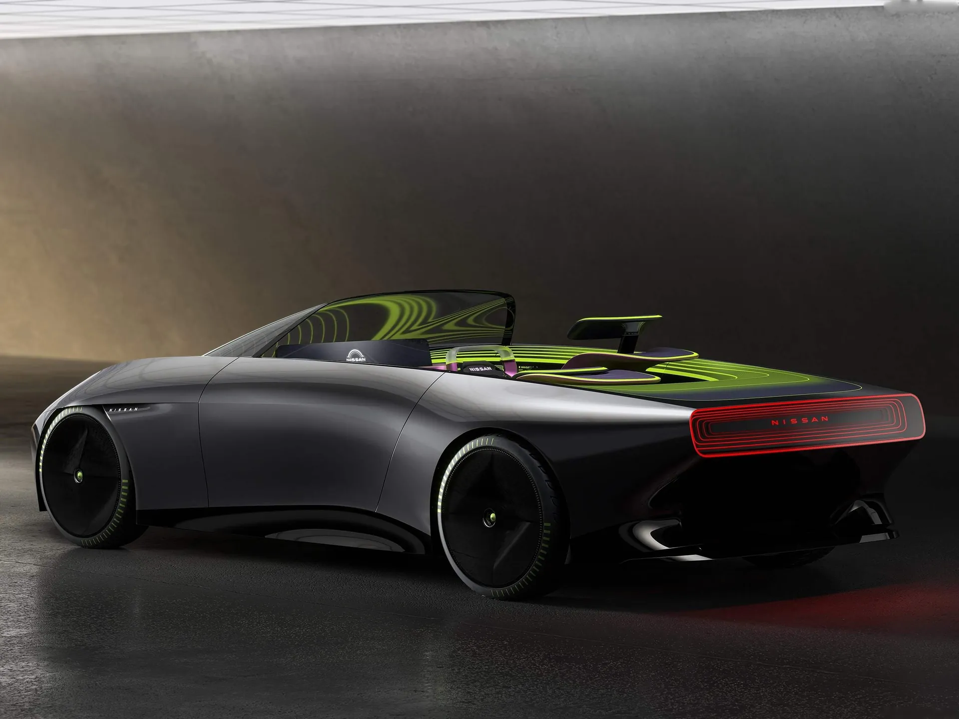 Nissan Max-Out Concept (2021) – zadní tříčtvrteční pohled