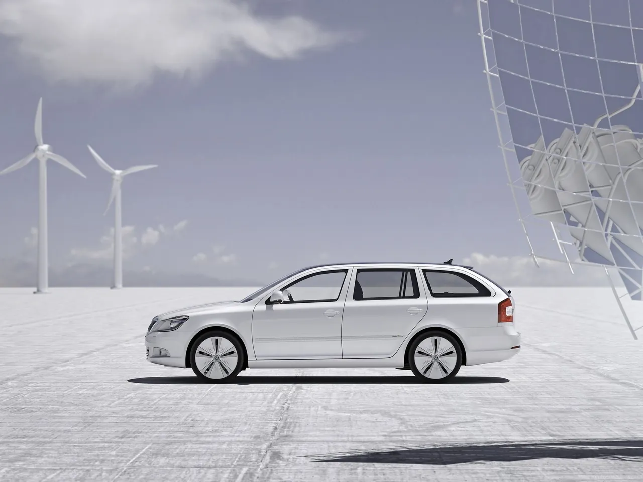 Skoda Octavia Green E Line Concept (2010) - Side Profile